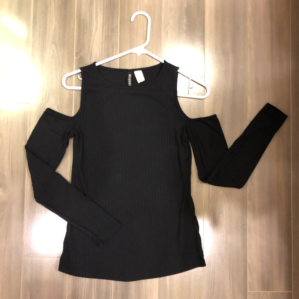 Sexy off-shoulder long sleeve top